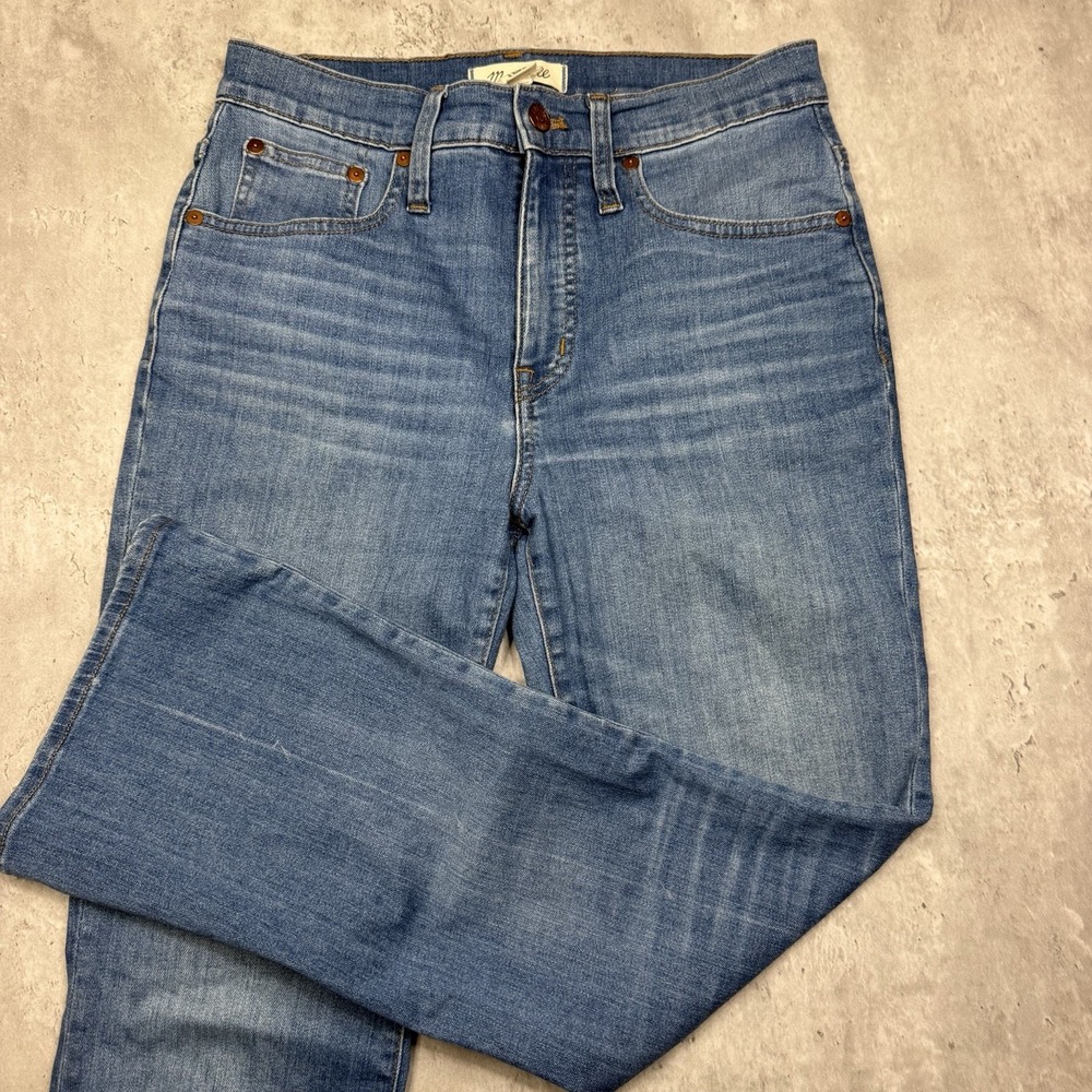 Madewell Cali Demi-Boot Jeans High Rise Stretch Medium Wash Women’s 27 Bootcut